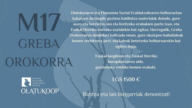 M17 Olatukoopen afitxa