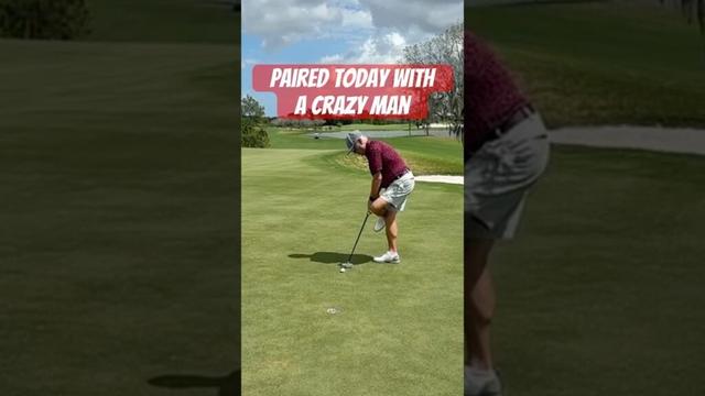 This Putting Technique Is Absolutely Insane #golf #trending #shorts