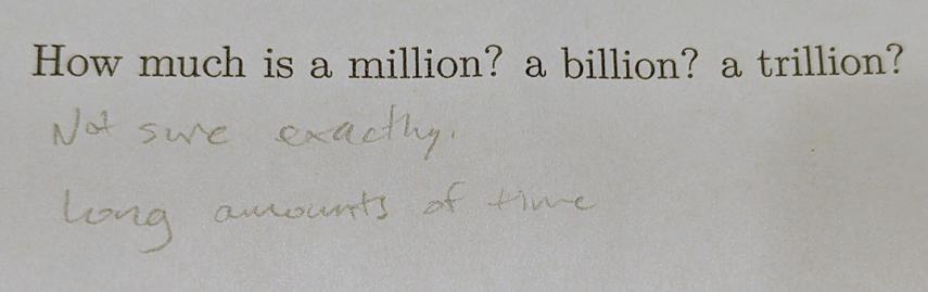 "Not sure exactly."