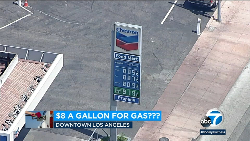 $8 a gallon for gas???