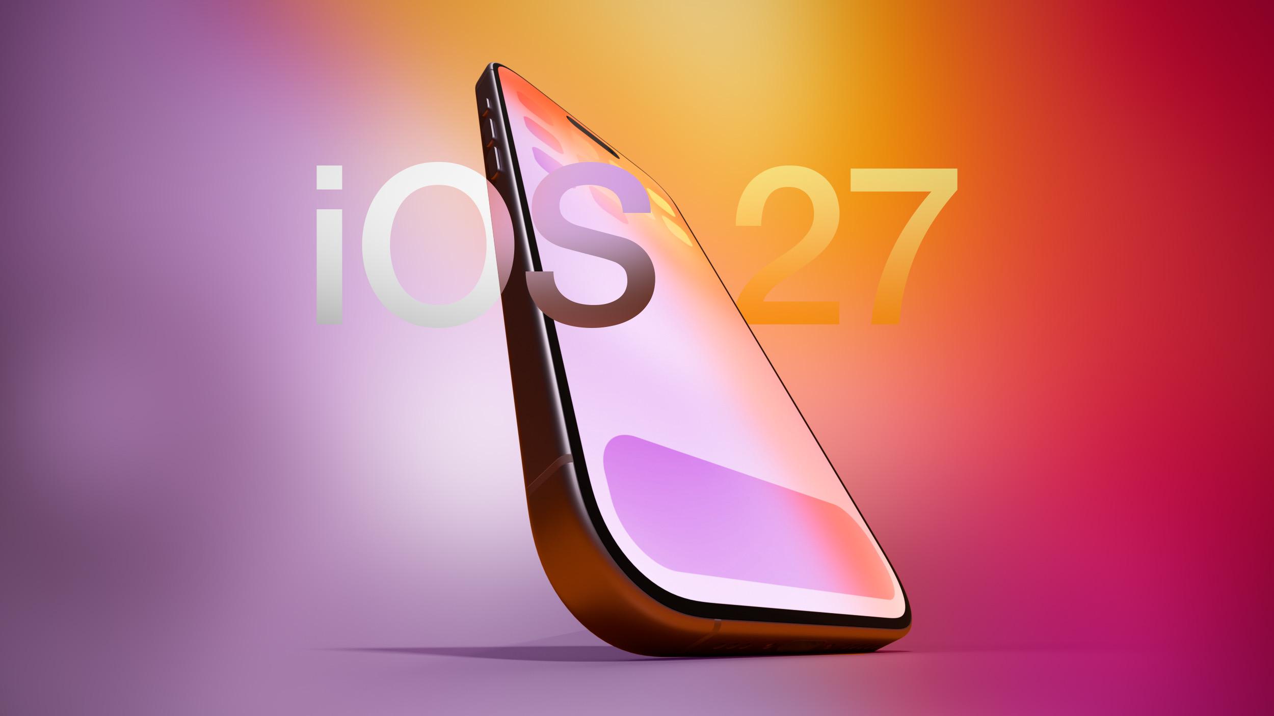 IOS 27 graphic stolen from a macrumors story.