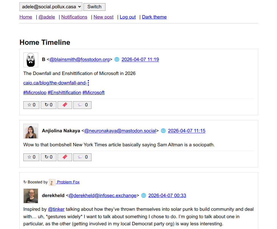 screenshot in light theme
