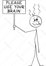 please use your brain