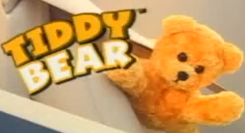 TIDDY BEAR, a yellow stuffed bear
