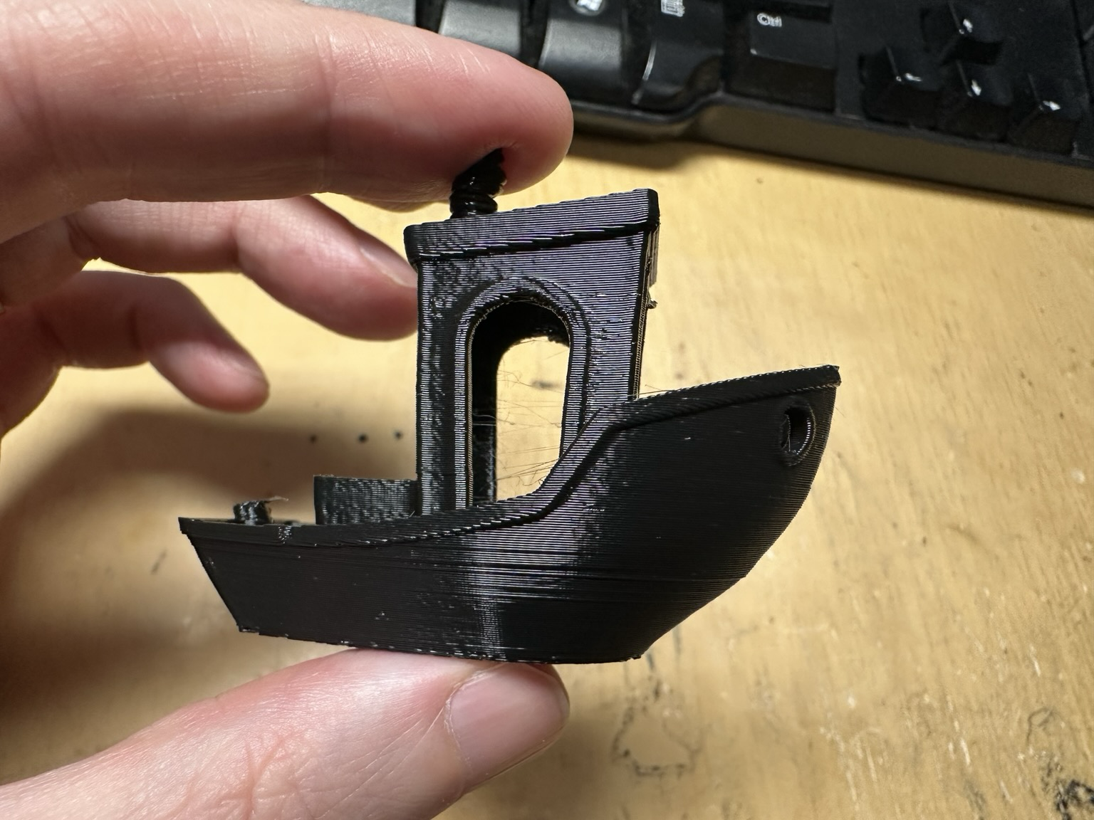 Not perfect but acceptable Benchy.