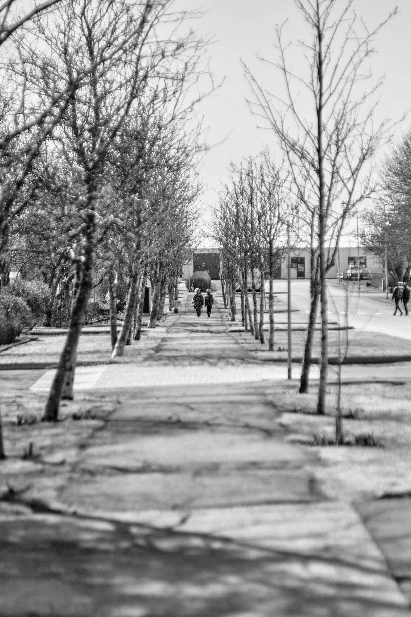People walk in Hveragerði.