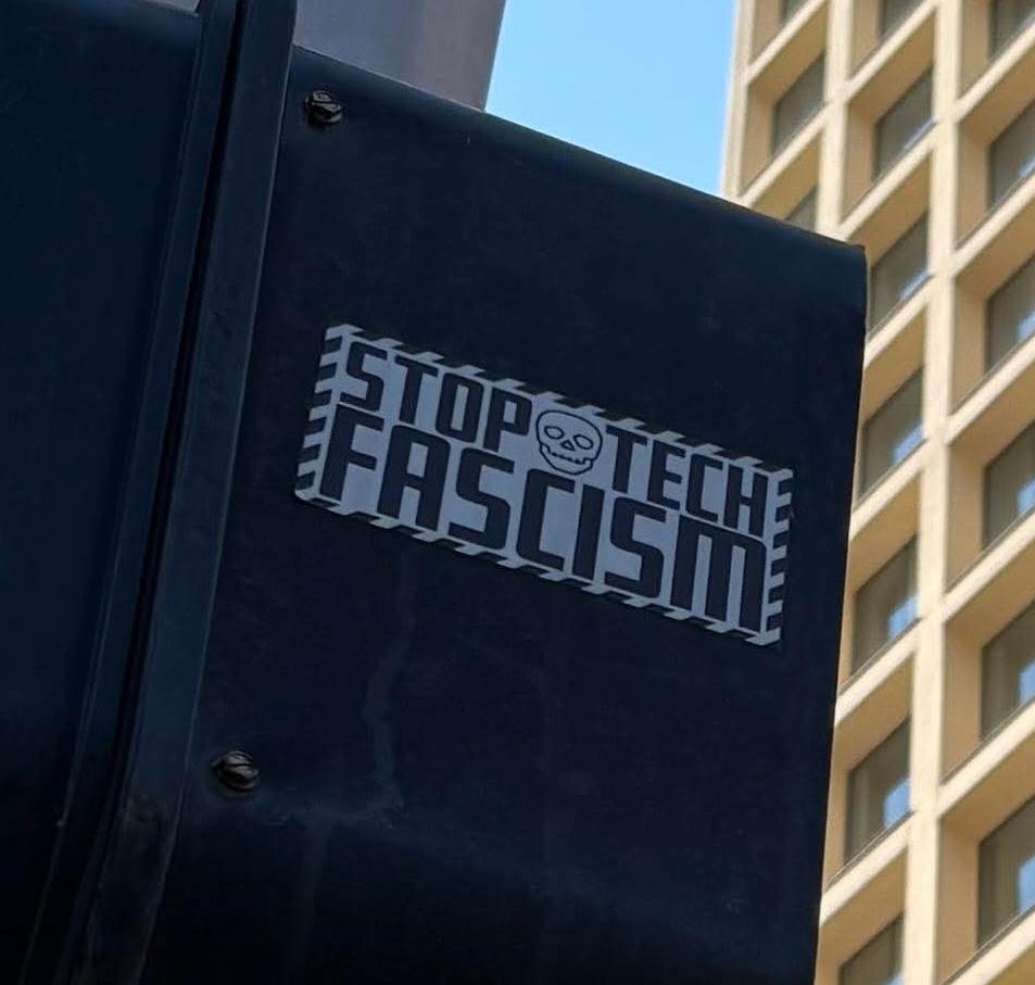 "Stop Tech Fascism"