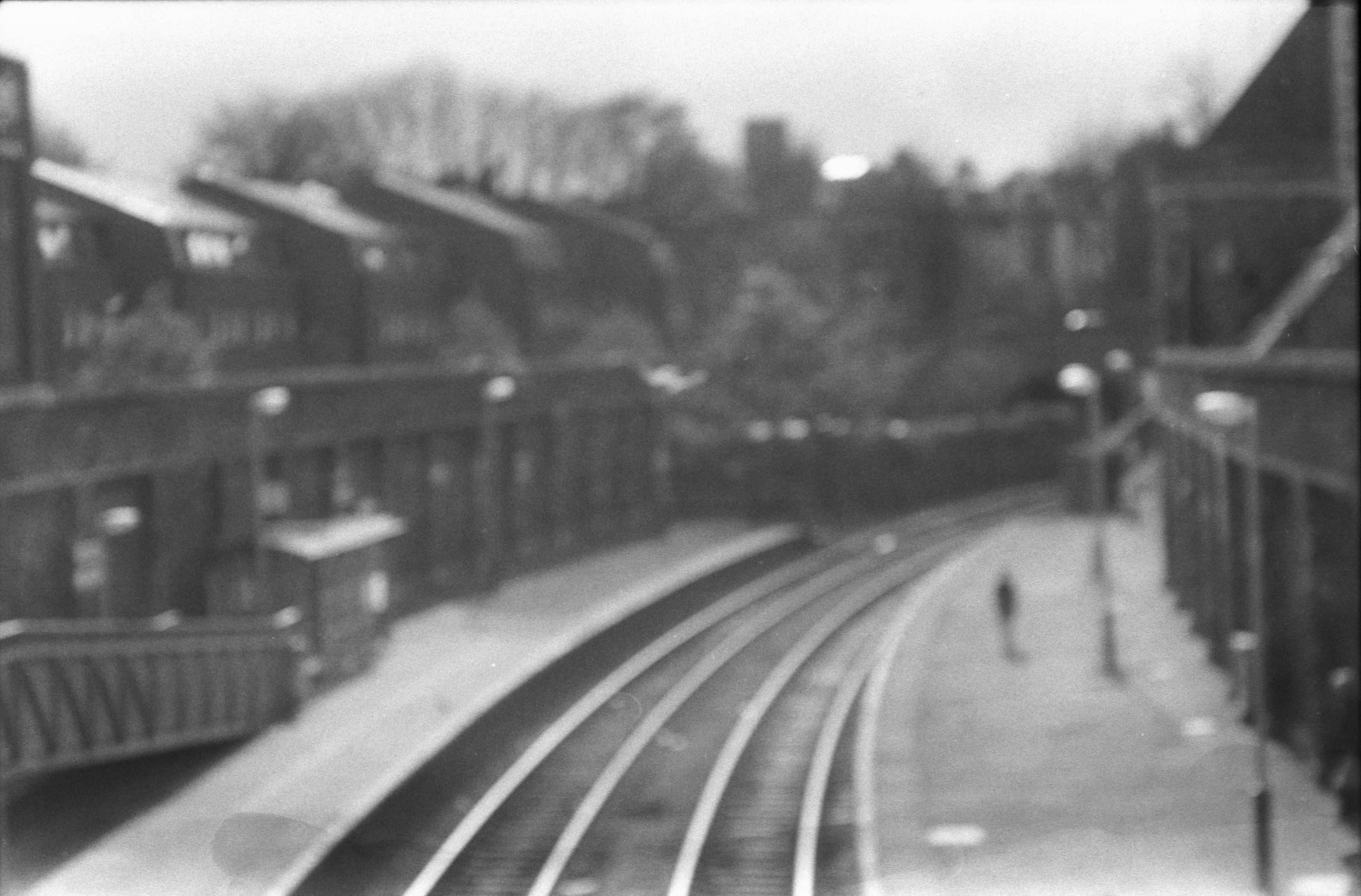 An out of focus photo of the Clifton train station, I think.