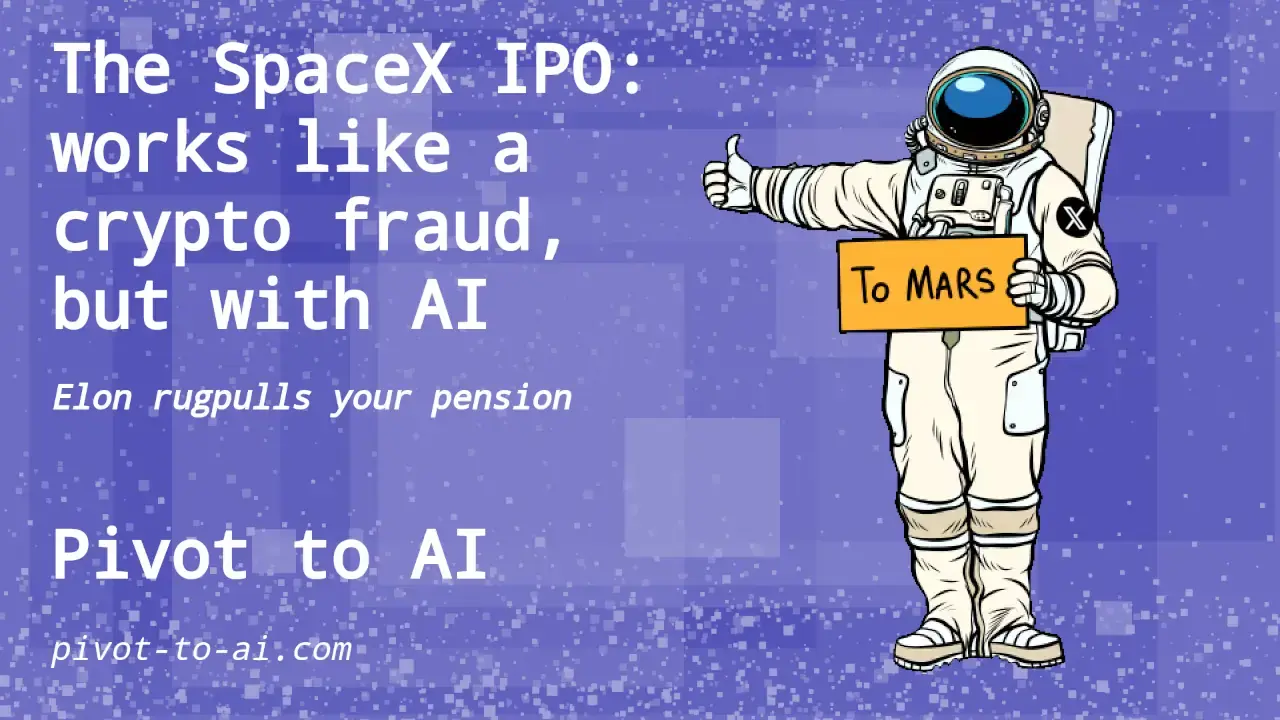 hitchhiking astronaut with sign "To  MARS"