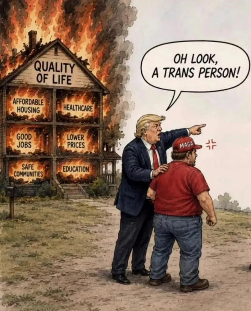 Oh look, a trans person!