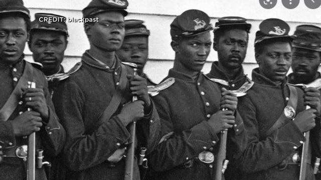 Black Union soldiers from the United States Colored Troop