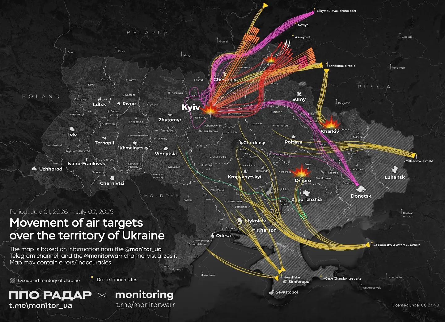 russian forces conducted a massive attack against #Ukraine overnight, deploying at least 50 missiles and 70 drones.In #Kyiv alone, 10 people were killed and at least 34 were injured. #Kharkiv and #Dnipro also came under attack.