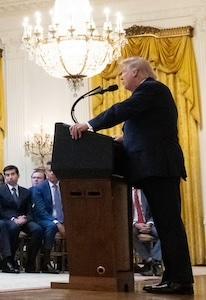 Trump lying