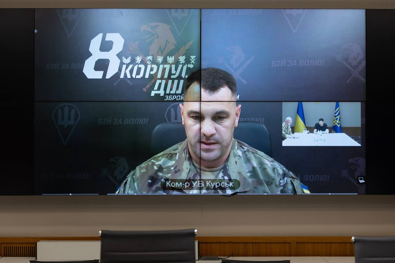 President Zelenskyy continued consultations with six corps commanders on fighting across the Sloviansk, Pokrovsk and Oleksandrivka fronts, the Kharkiv region and other difficult sectors. They also discussed Russian objectives and prospects for Ukraines active defense. #Ukraine