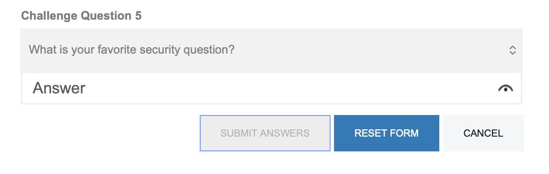 “Challenge Question 5” from one of those web forms that makes you add security questions: “What is your favorite security question?”