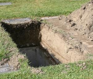 empty grave