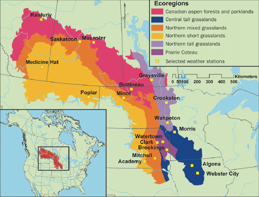 prairie pothole map