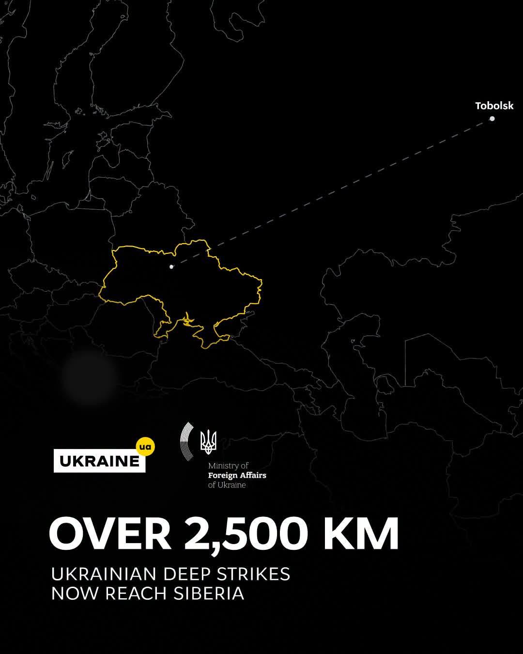 #Ukraine long-range capabilities have reached a new milestone. Ukraines Defence Forces have struck another facility in russias oil refining industry, this time in tobolsk, siberia, over 2,500 kilometres away.For the first time in its history, russia no longer has a secure strategic rear. Ukraines growing long-range capabilities are bringing more of the aggressor states war-supporting infrastructure within reach.