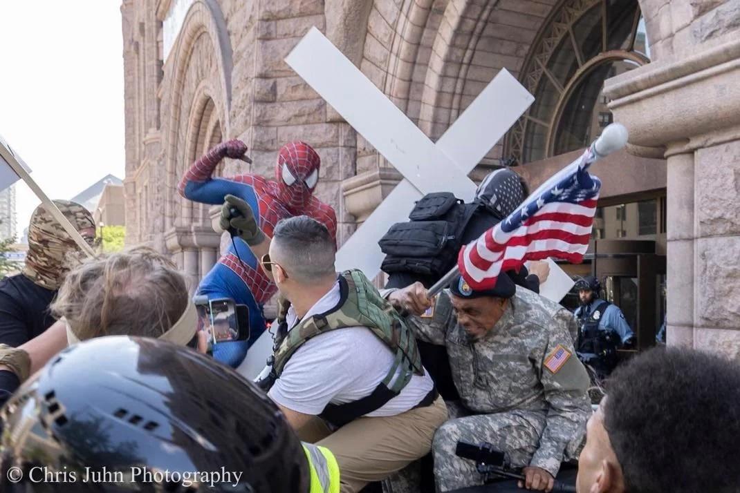 Minnesota Spider-Man in action!