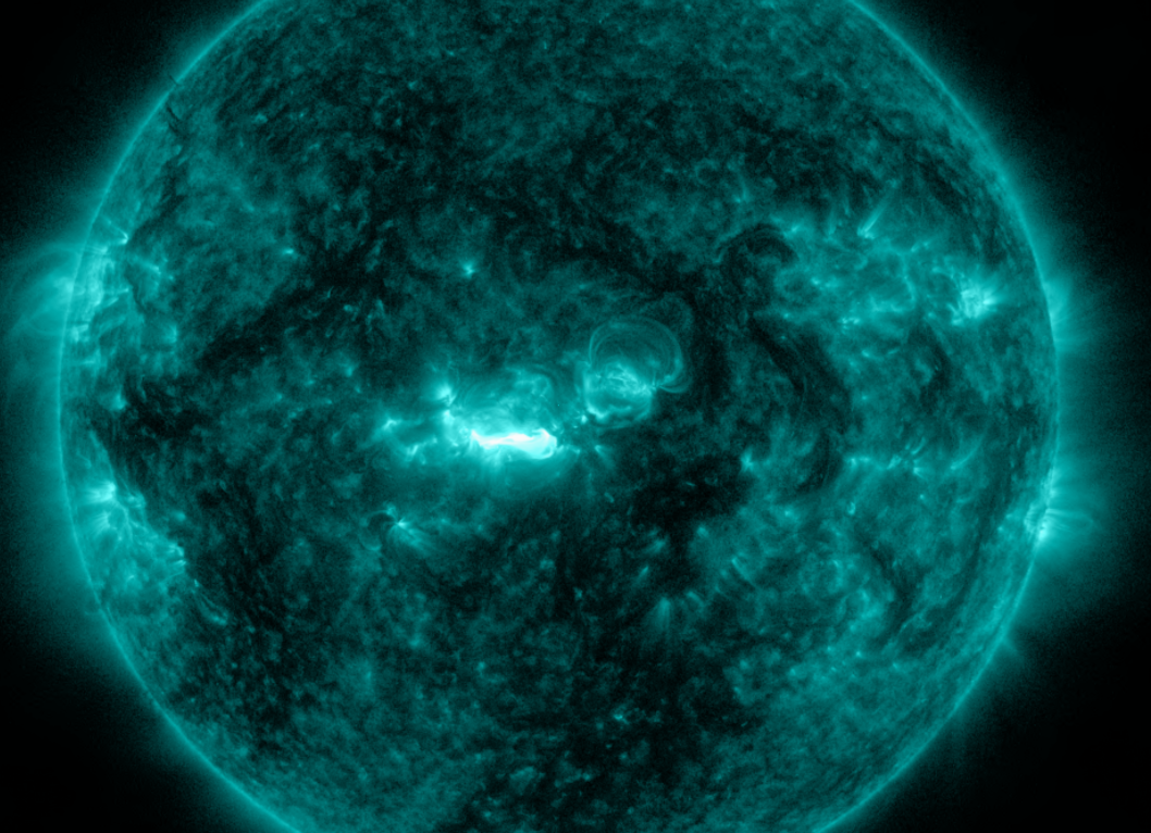 NASA/SDO AIA131 showing the flare location