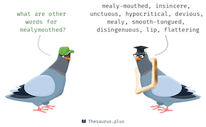 synonyms for mealy mouthed