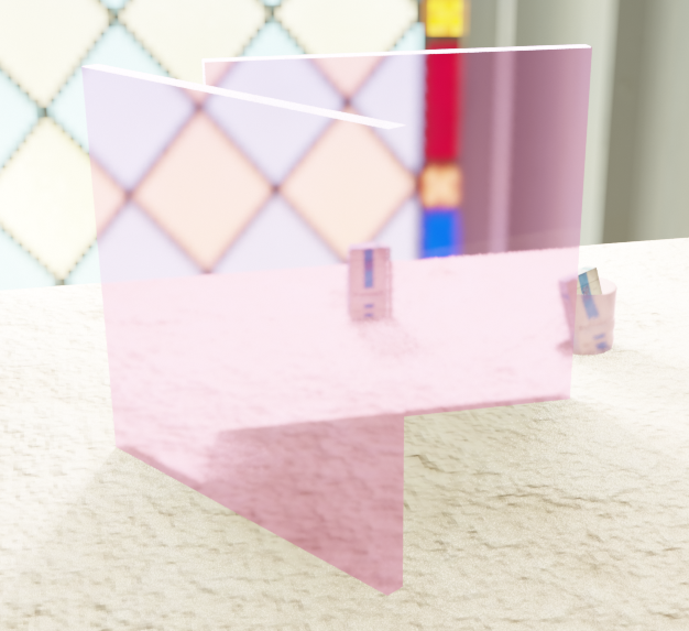 halfway functional glass in blender