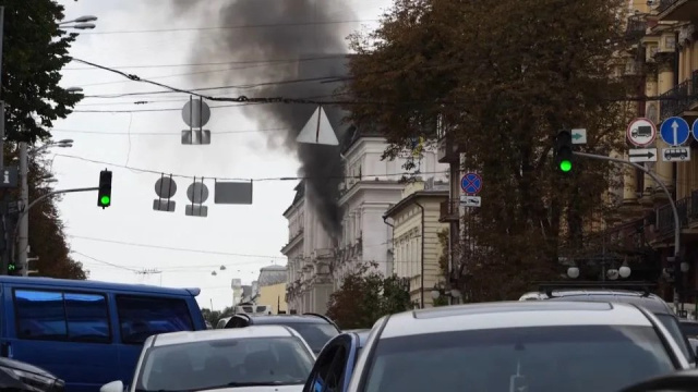 Russian Drone Hits SBU Headquarters in Kyiv!

