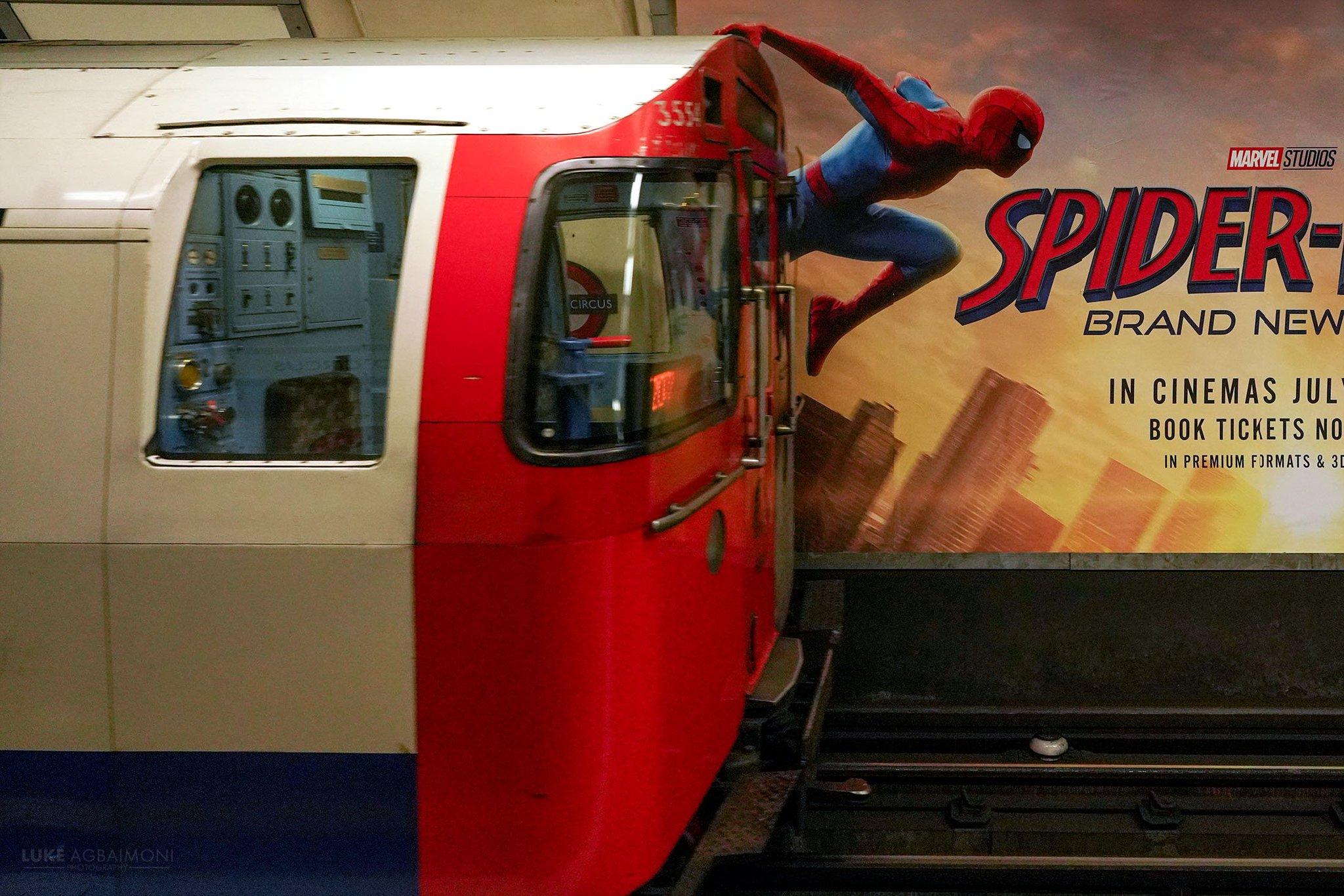 Train and London Underground poster