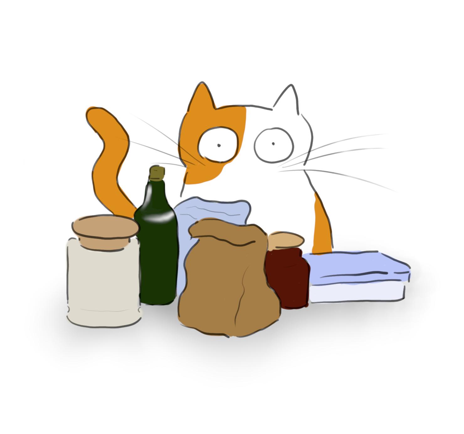 The tell-tale sign of rustling and clinking, was a sign that once again Spike (PEI, Canada) is making himself comfortable at the back of the cupboard. All can…