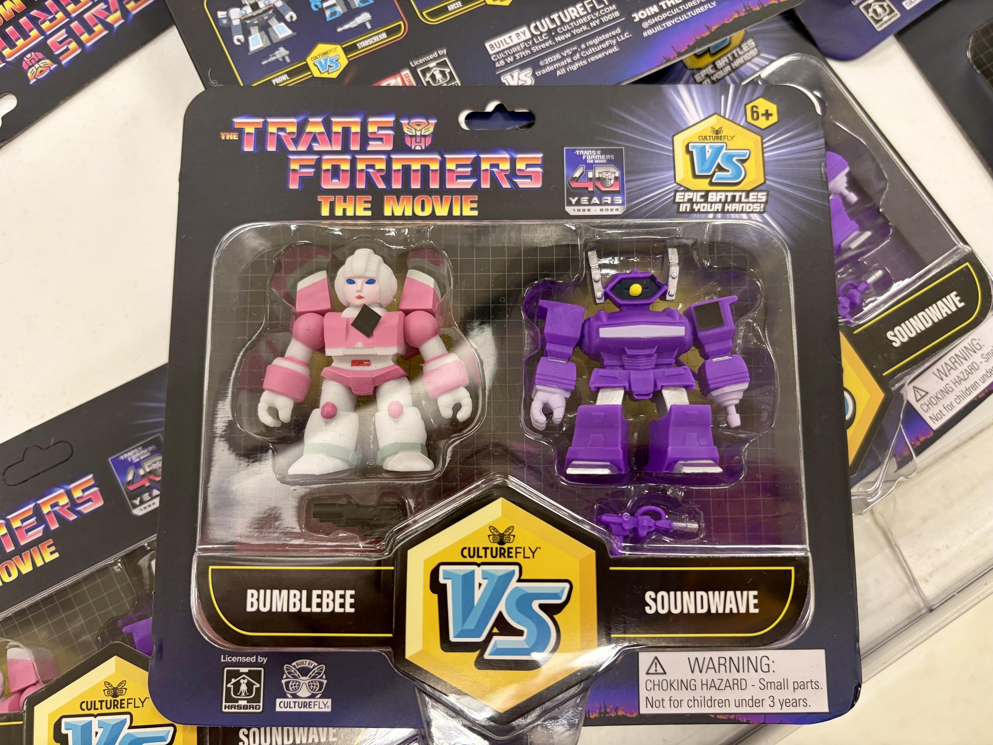 Transformers toys in the wrong box at the store.
