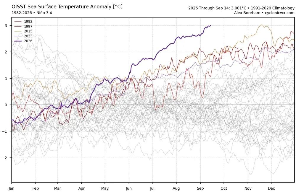 sea surface temperatures