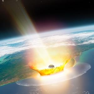 meteor strikes the Yucatan peninsula