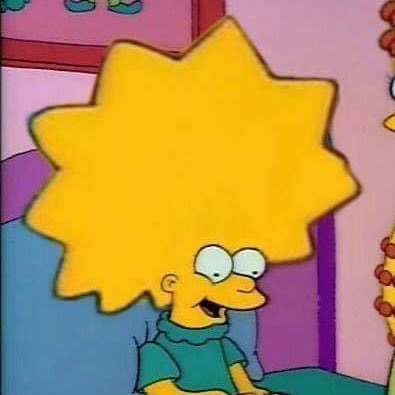 Lisa Simpson with a giant head
