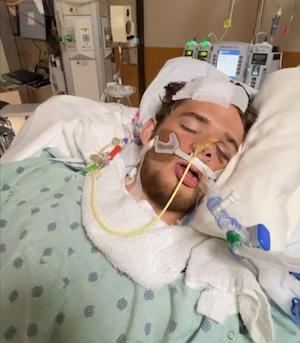 Gabe Poirot, hospitalized