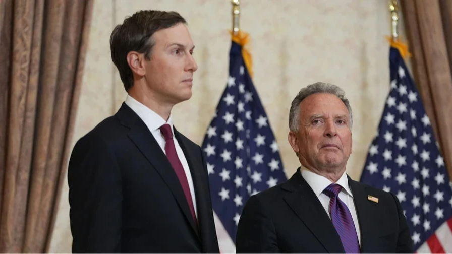 Axios: Trump's envoys may visit Moscow with "new ideas" for peaceUS President Donald Trump's special envoys Steve Witkoff and Jared Kushner may visit Moscow in late October.Source: Axios, citing a source, as reported by European PravdaDetails: The visit could take place after meetings in Miami with Ukrainian negotiators and European officials on 9 October, where "new ideas and proposals" are due to be presented to break the deadlock in the Russia-Ukraine war."Witkoff and Kushner might travel to Moscow later this month for more talks with Putin, a source with knowledge said," Axios wrote.Witkoff and Kushner visited Moscow and Kyiv in early September. Since then, they have been working with the Russians and Ukrainians on an updated peace initiative.Background:• On 8 October, Zelenskyy announced that Ukrainian negotiators would be in the US on 9-10 October for talks with the American side.• He said European partners would join the Ukrainian negotiating team.• The day before, US Secretary of State Marco Rubio said diplomatic negotiations to end the Russia-Ukraine war are currently proving "elusive".Support Ukrainska Pravda on Patreon to help us keep reporting!pravda.com.ua/eng/news/2026/10/09/8057156/#Ukraine #News #UkraineWar
