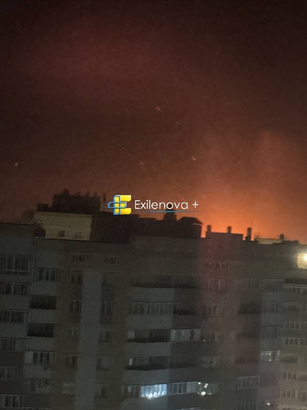 The moment of the attack on the Yandex data center in Vladimir.#Ukraine #UkraineWar #OSINT