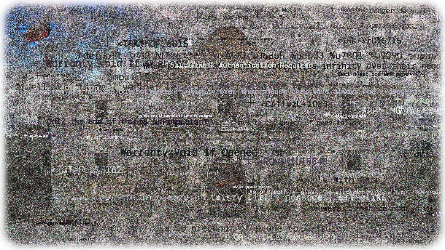 Digitally manipulated photograph using a randomising algorithm intended to portray image decay. An interpretation of bit-rot.
