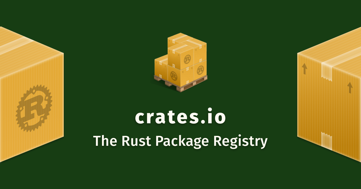 crates.io: Rust Package Registry