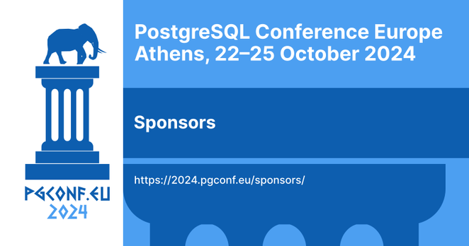 PGConf.EU 2024 Sponsors