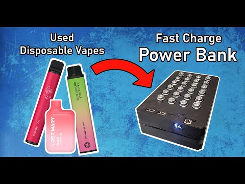 Turning Disposable Vapes into a Fast Charge Power Bank - Turning Disposable Vapes into a Fast Charge Power Bank