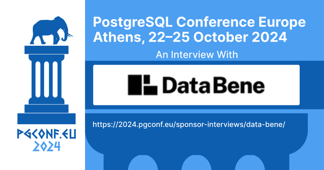 Interview with Data Bene – PGConf.EU 2024