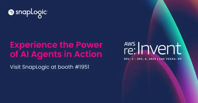 Beyond Chatbots: SnapLogic Brings Autonomous AI Agents to AWS re:Invent