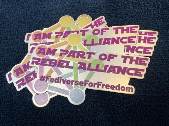 #FediverseForFreedom - get stickers showing support for the Fediverse - #FediverseForFreedom - get stickers showing support for the Fediverse