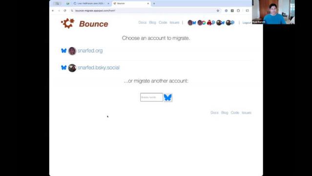 FediForum Demo: Bounce: A Migration Tool for the Open Social Web - FediForum Demo: Bounce: A Migration Tool for the Open Social Web