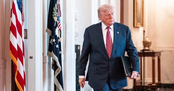 President Trump at the White House on Friday.