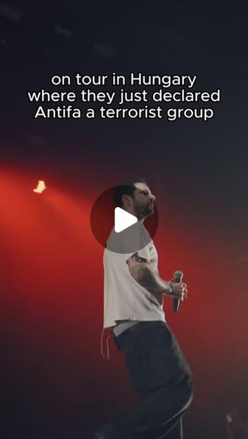 grandson on Instagram: "A speech from last night in Budapest. We as artists who only have our platform because of the communities that uplift us have a responsibility to speak out on behalf of those very same communities when they are targeted by fascist governments. The reluctance to “get involved” in politics, whether out of greed or cowardice, is simply unacceptable in 2026. #protest #morethanmusic #politicalart #politik #rock #antifa" - grandson on Instagram: "A speech from last night in Budapest. We as artists who only have our platform because of the communities that uplift us have a responsibility to speak out on behalf of those very same communities when they are targeted by fascist governments. The reluctance to “get involved” in politics, whether out of greed or cowardice, is simply unacceptable in 2026. #protest #morethanmusic #politicalart #politik #rock #antifa"