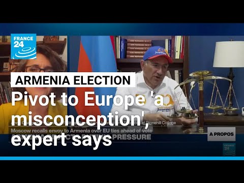 Speaking with FRANCE 24s Sharon Gaffney, Anna Ohanyan, Richard B. Finnegan Distinguished Professor of Political Science and International Relations at Stonehill College, explains that the narrative of "Armenia pivoting from #Russia to #Europe is a misconception". In reality, she says, #Armenia "is diversifying its foreign policy" and "is emerging from Russias peripheral state to a sovereign and independent state".