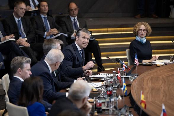 KYIV POST: Hegseth Tells NATO US Will Review Force Presence in Europe  US Defense Secretary Pete Hegseth said the Pentagon will review troop deployments in Europe within six months and warned allies that US support and NATO funding contributions could be cut if they fail to boost defense spending, amid tensions over Europes response to the Iran war. #Europe #World