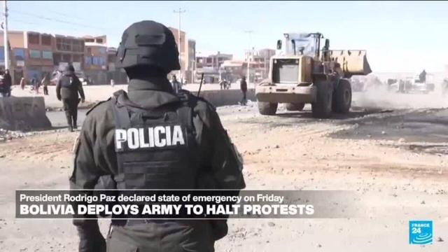 ⚡ NEWSBolivia declares state of emergency and deploys army to halt protestsBolivias President Rodrigo Paz declared a state of emergency, deploying the army and bulldozers to dismantle anti-government roadblocks. The move curbs protest rights amid six weeks of demonstrations by unions, Indigenous groups, and coca farmers against economic reforms.📰  #Geopolitics #GeoWire