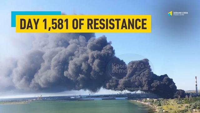 Day 1,581: Ukraine drones carry out strikes against more than 60 targets in Crimea #UkraineDay 1,581: Ukraine drones carr...
